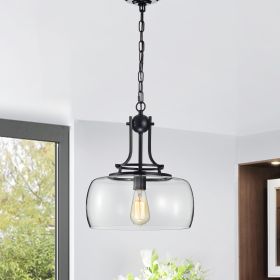 Karha Single Light Matte Black Pendant