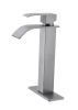 Waterfall Spout Bathroom Faucet,Single Handle Bathroom Vanity Sink Faucet