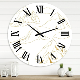 Designart 1 in Quartz Modern/Contemporary Wall Clock