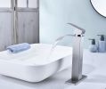 Waterfall Spout Bathroom Faucet,Single Handle Bathroom Vanity Sink Faucet