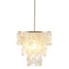 Layered Capiz Chandelier