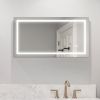 LED Bathroom Mirror 60x 32 Inch with lights; anti-Fog & Dimming Led Bathroom Vanity Mirror