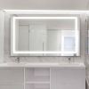 LED Bathroom Mirror 60x 36 Inch with lights; anti-Fog & Dimming Led Bathroom Vanity Mirror