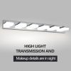 Modern 6-Light Chrome LED Vanity Mirror Light Fixture For Bathrooms And Makeup Tables