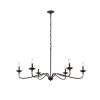 Brighton 6-Light Farmhouse Metal Chandelier