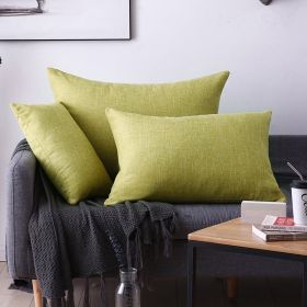 Living Room Rectangular Pillow Cushion Cover (Option: Matcha Green-40X60cm)