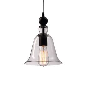 Simple Retro Nordic Glass Chandelier (Option: Light Source Not Included-Transparent Color)