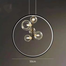 Modern Bubble Chandelier For Staircase Bedroom (Option: 5heads-Warm light)