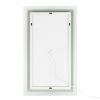 LED Lighted Bathroom Mirror, Horizontal/Vertical Wall Mounted Vanity Mirror with Light, Anti Fog, Dimmable Touch Sensor 5 Size